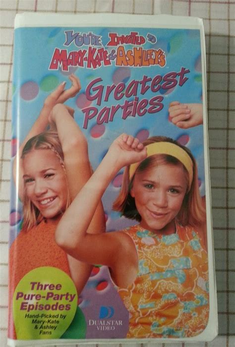 You Re Invited To Mary Kate And Ashley S Greatest Parties Vhs 2000 Ashley Mary Kate Olsen