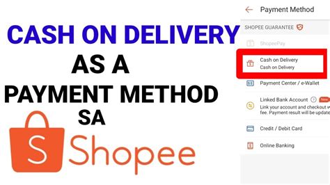 Cash On Delivery As A Payment Method Sa Shopee Shopee Youtube