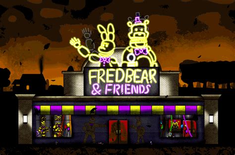 Fredbear And Friends Restaurant Outside View Fnaf Fnaf Funny Anime Fnaf