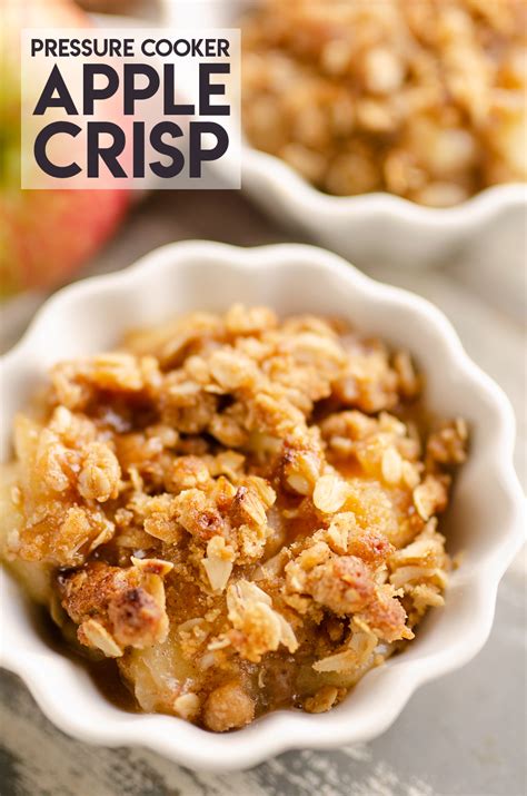 Everyone loves the flavor and taste of warm cinnamon flavored apple dessert with the crispy top layer. Pin on Instant Pot