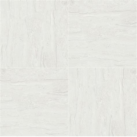 Dahino White Square Floor Tiles Bright Gloss Finish 45 X 45cm White