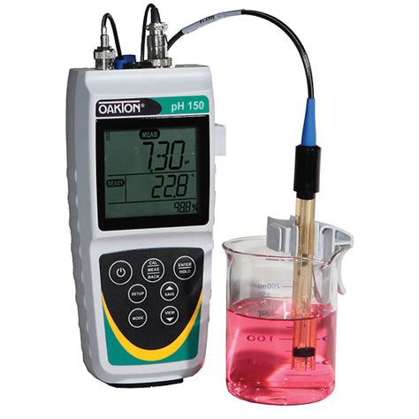 Oakton Waterproof Ph 150 Portable Meter Sj All In One Probe And Calibration From Cole Parmer