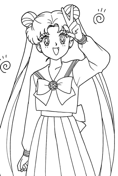 Sailor Moon Coloring Book Xeelha