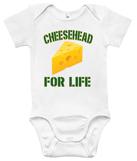 Baby Bodysuit Cheesehead For Life Packers Baby Clothes For Etsy
