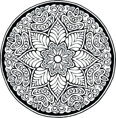 Hard Pattern Coloring Pages At Free