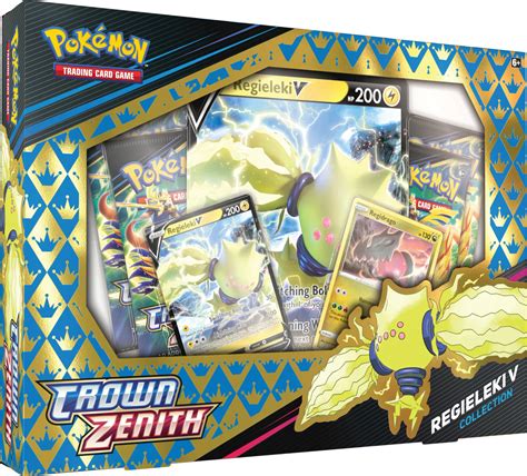 Pokemon Crown Zenith Regieleki V And Regidrago V Collection Box Set