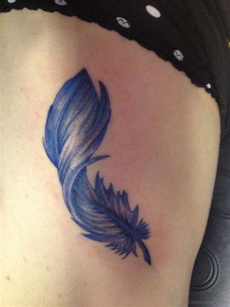 64 Classy Feather Tattoos For Back