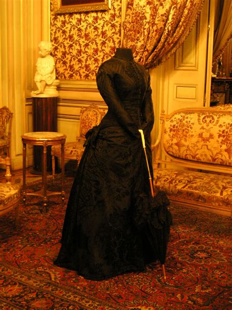 Mourning Dress 1888 Exhibition At The Palacio Cousiño Mourning Dress
