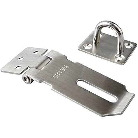 Ms9 3a Padlock Hasp Door Clasp Lock Latch Sus 304 Stainless Steel