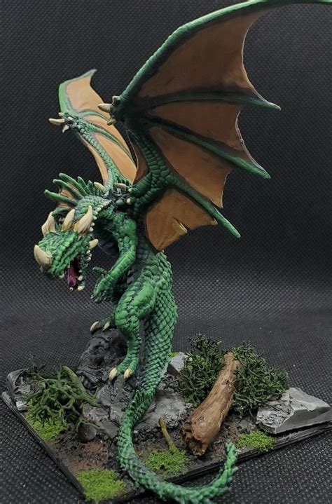 Pathfinder Green Er Red Dragon 89001 Show Off Painting Reaper