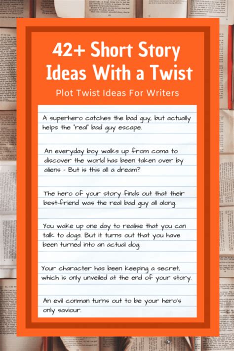 42 Short Story Ideas With A Twist Imagine Forest