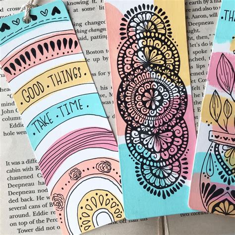 Handmade Bookmarks Cute Bookmarks Mandala Book Mandala Art Bookmark
