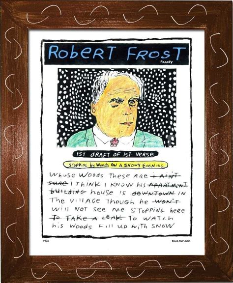 Robert Frost Art Print By Dug Nap Dug Nap Art