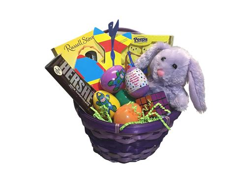 Purple Easter Basket For Girls Includes Hershey Chocolate