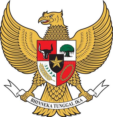 Illustration About Garuda Pancasila The National Emblem Of Indonesia