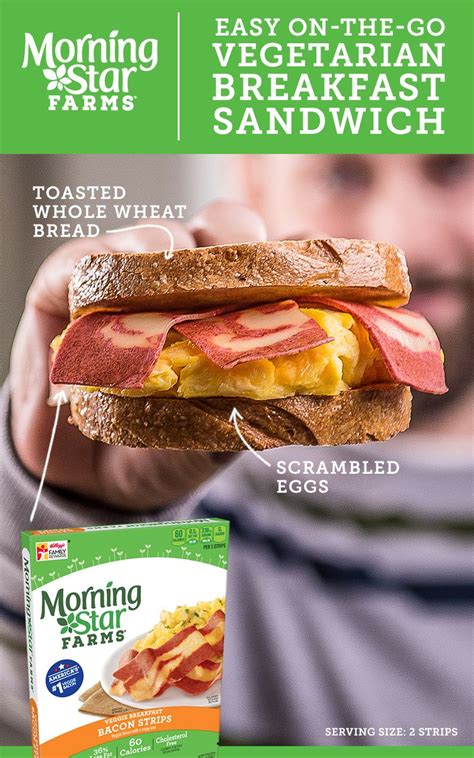 Morningstar Farms Veggie Breakfast Sandwich Recipe Is So Delicious And