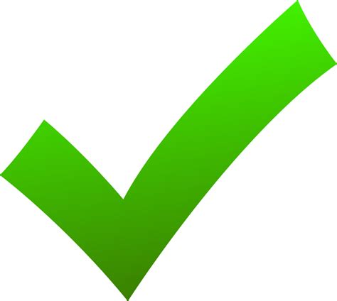 Green Check Mark Icon