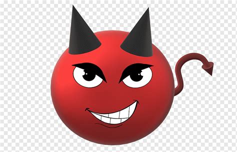 Devil Smiley Diabolical Common Evil Red Aggressive Smile Satan