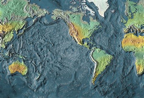 Map Of The Earth Stock Image E0500614 Science Photo Library