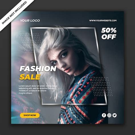 Premium Psd Fashion Collection In Social Media Post Template