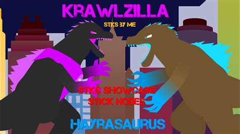 Krawlzilla Hayrasaurus Stks Showcase Stick Nodes Pro Animator