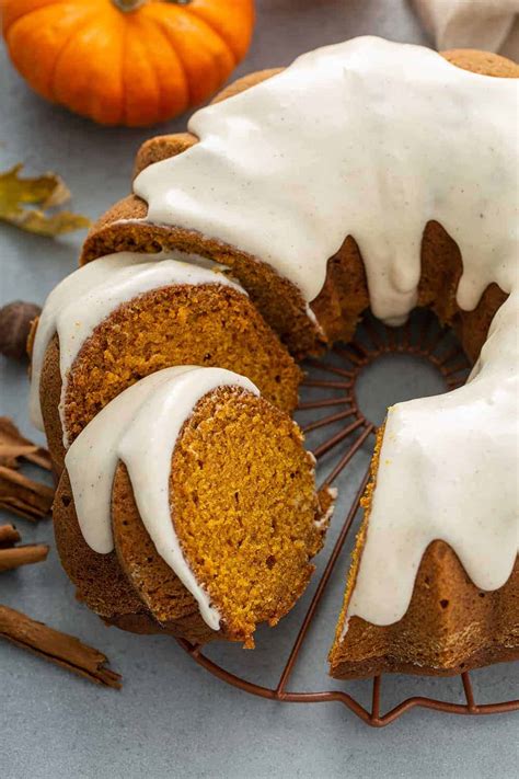 Pumpkin Bundt Cake With Cream Cheese Frosting My Baking Addiction