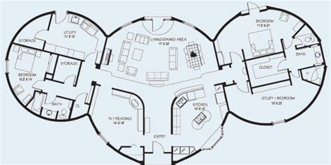 Hobbit House Floor Plans Floor Plans Dome Homes