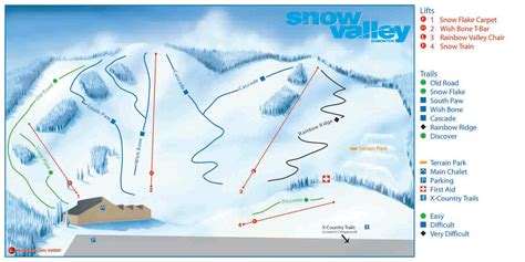 Pistenplan Snow Valley Alberta Offene Lifte And Pisten Skipanorama