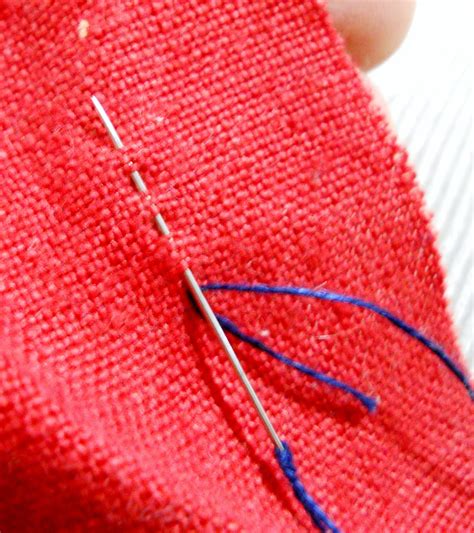 Basic Stitches For Hand Sewing With Step By Step Pictures Sewing