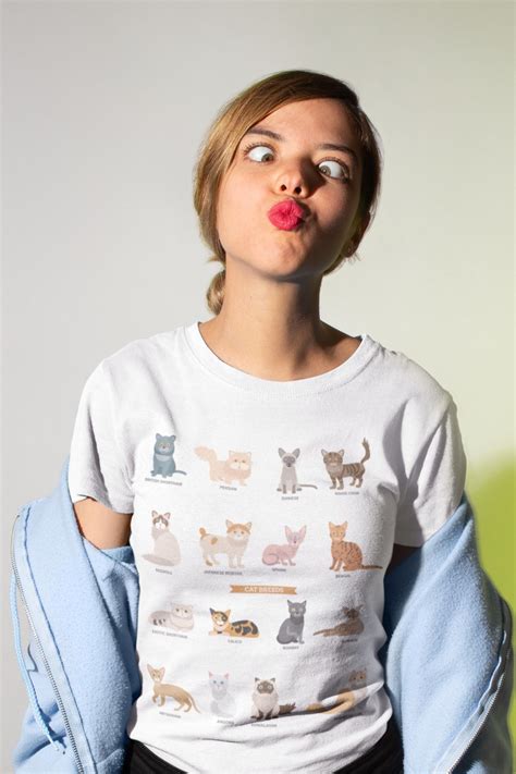 Cat Breeds Tshirt Funny Tshirt Design Cat Shirt Graphic | Etsy | Tshirt designs, Funny tshirt 