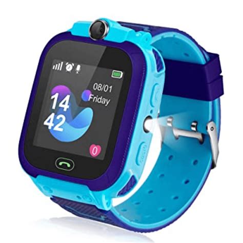 Q12 Blue Childrens Smartwatch Waterproof Lbs Positioning Gadget Mou