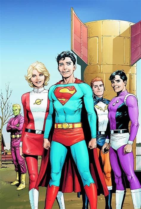 Superman Superboy And Legion Of Super Heroes By Gary Frank Superman