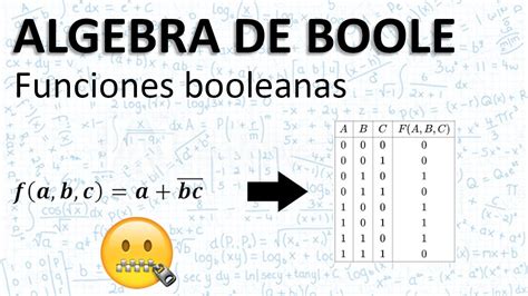 Funciones Booleanas Algebra De Boole Youtube