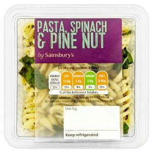 Spinach Pasta Salad With Pine Nuts Diary