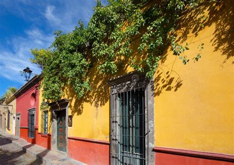 Mexico Colorful Buildings And Streets Of San Miguel De Allende In