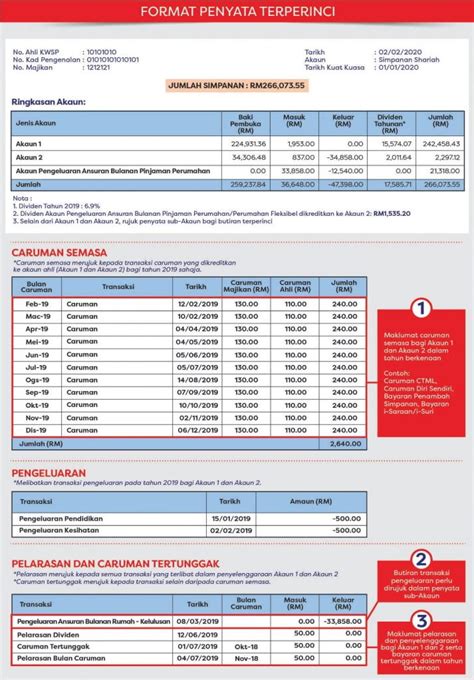 Cara Daftar I Akaun Kwsp Online Semakan Penyata Baki Akaun 1 And 2