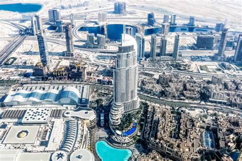 Aerial View Of Dubai Skyline Amazing Rooftop View Of Dubai Sheikh