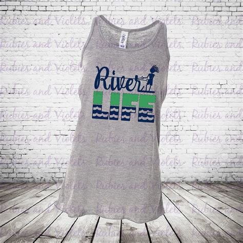 River Life Shirtriver Life With Skier Tank