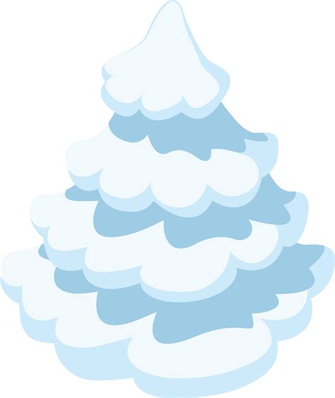 Snowy Tree Clip Art Image Png Download Large Size Png Image Pikpng