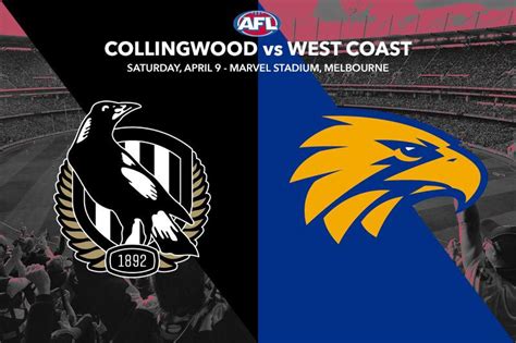 Collingwood Vs West Coast Afl Tips Odds Best Bets Rd