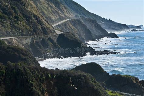 Coastal Highway Big Sur California Stock Image Image Of America