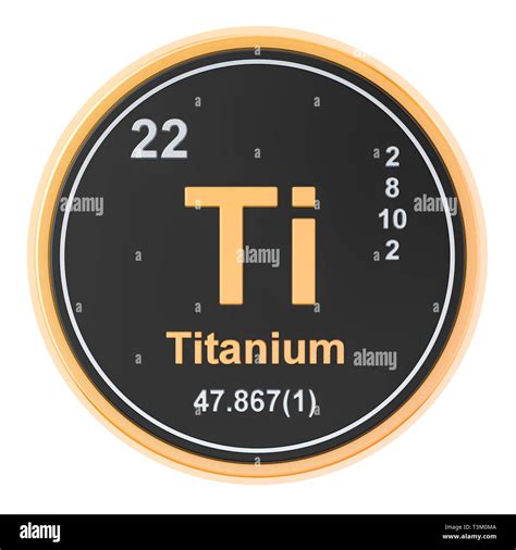 Symbol Chemical Element Titanium Hi Res Stock Photography And Images
