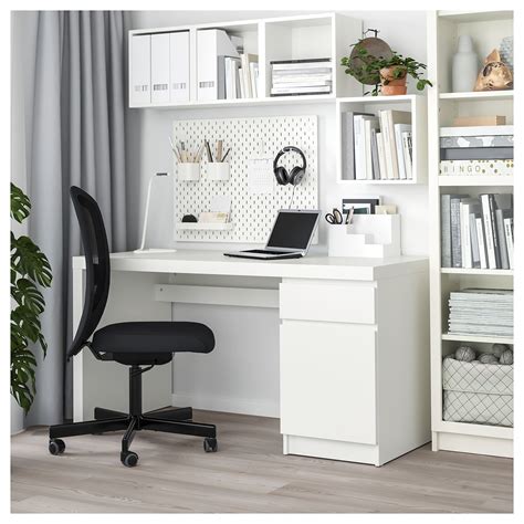 T utorial for laptop desk #1 butcher block and alex. MALM - desk, white | IKEA Hong Kong