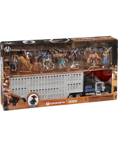 Bigtime Rodeo Complete Bull Hauler Rodeo Set Grey Rodeo Rodeo Toys