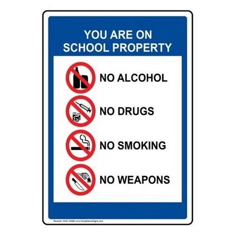 School Safety Signs At Rs 15square Inch स्कूल साइन विद्यालय के