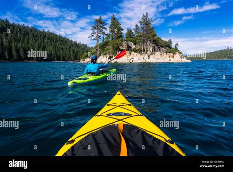 Kayaking In Emerald Bay At Fannette Island Emerald Bay State Park