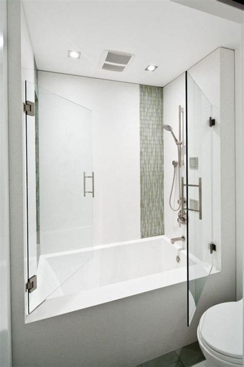 Explore sinks, bathtubs, and showers, creative tile designs, and a variety of counter and flooring ideas. Tub Shower Combo Ideas ©Balducci Builders, Inc. | Bathroom ...