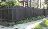 Pictures of Black Wood Fencing