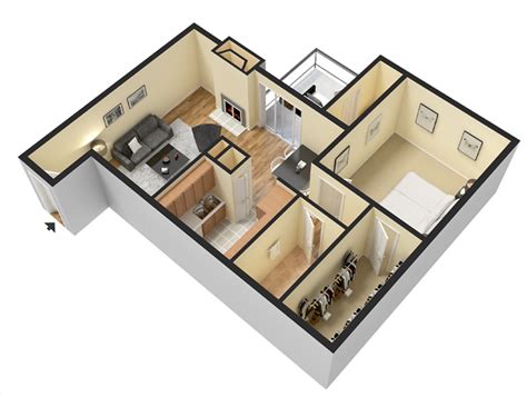 Sq Foot Apartment Floor Plan Floorplans Click