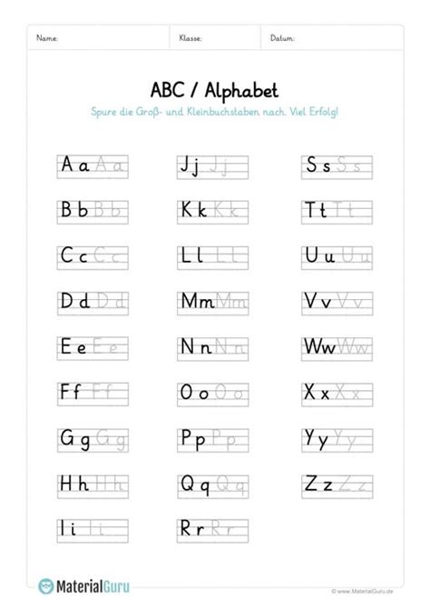 Mal dieses schöne ausmalbild an und schenke es deinen großeltern, sie. Arbeitsblatt: ABC / Alphabet nachspuren | Abc lernen ...